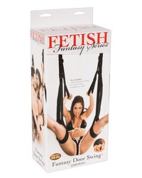 Fetish Fantasy Door Swing: Liebesschaukel, schwarz